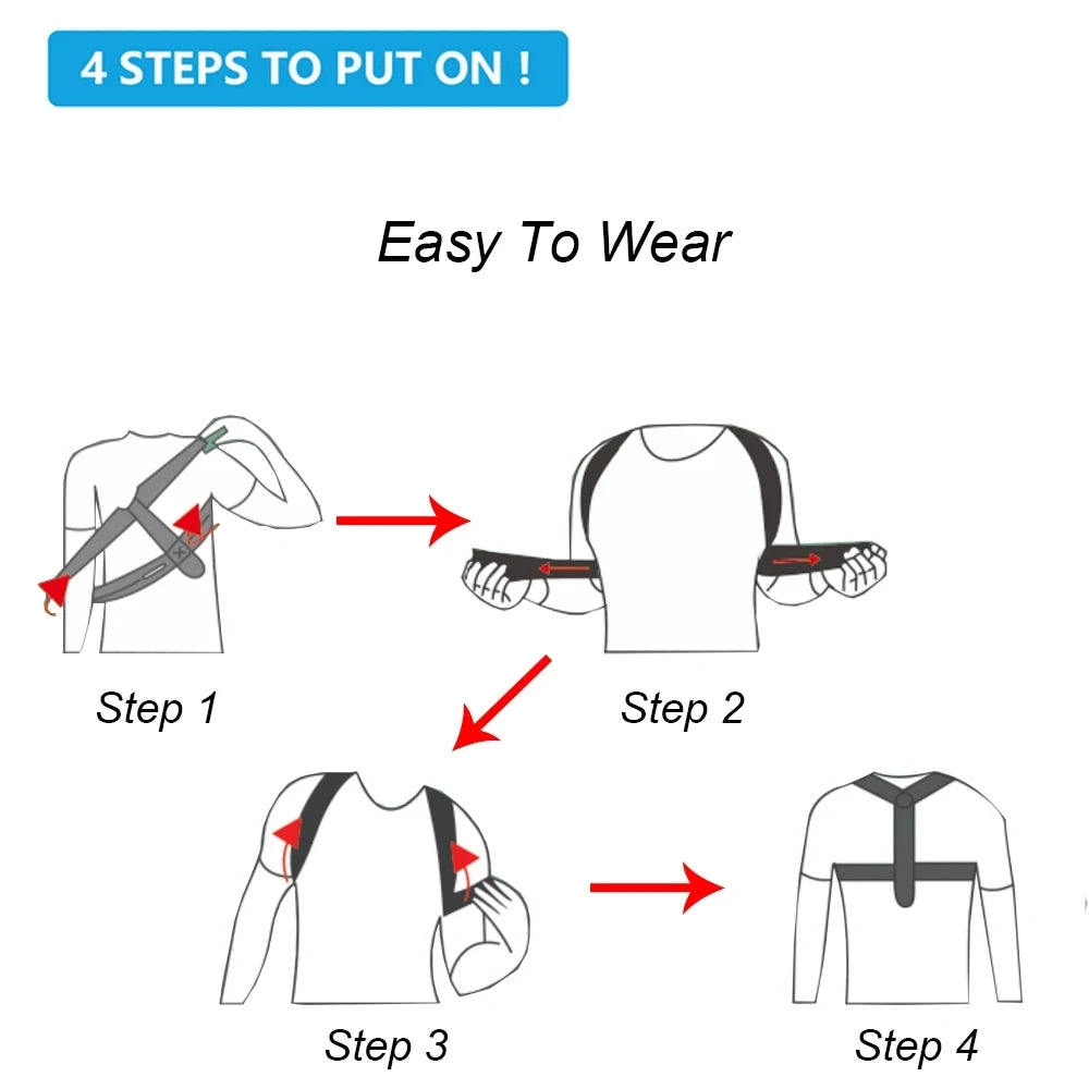 Corrector de Postura Invisible – Mejora tu Espalda en Minutos
